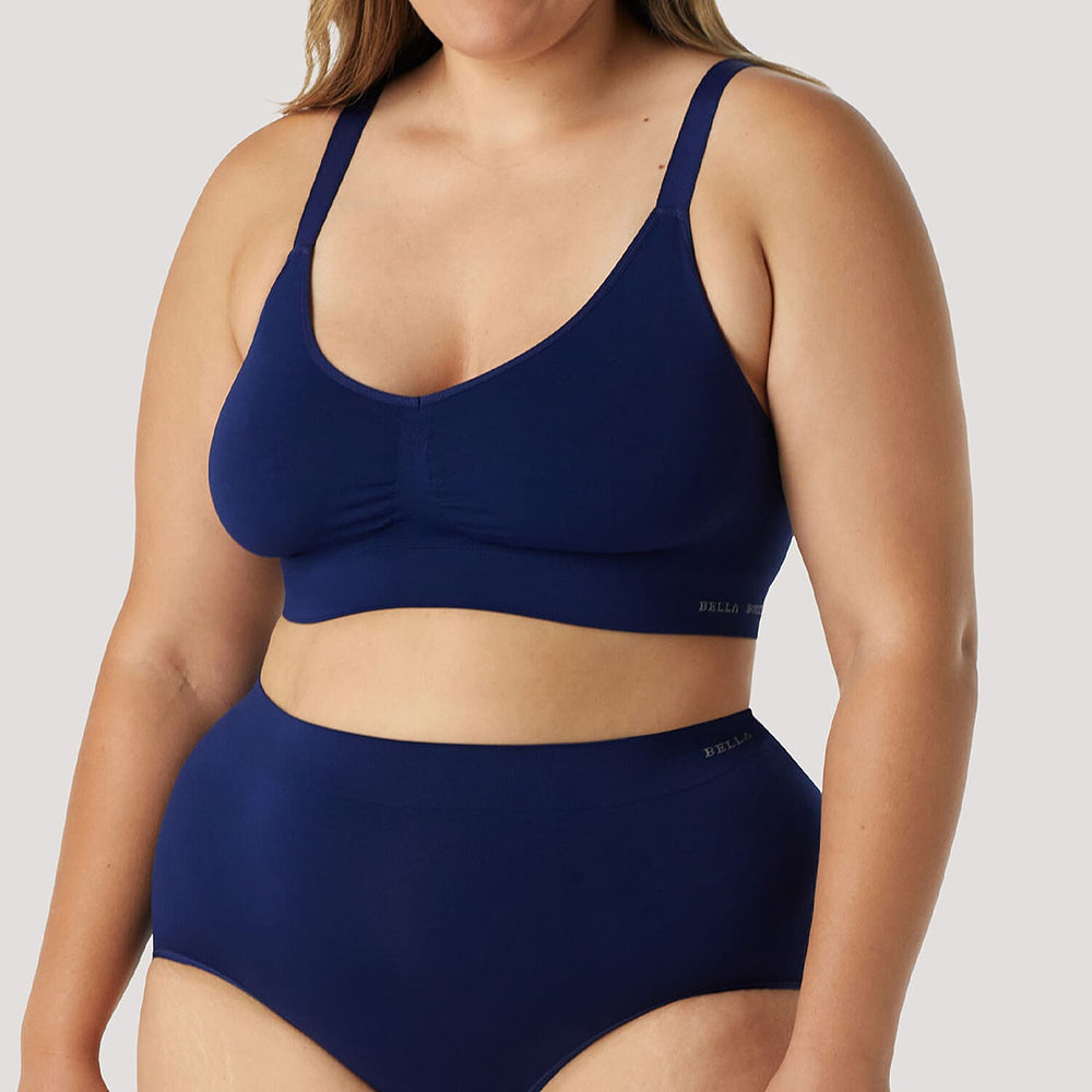 Bella Bodies Bamboo  Bra (Size - Small) - Navy
