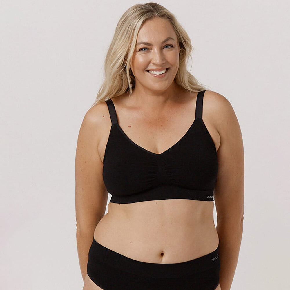 Bella Bodies Bamboo  Bra (Size - XL) - Black Sand