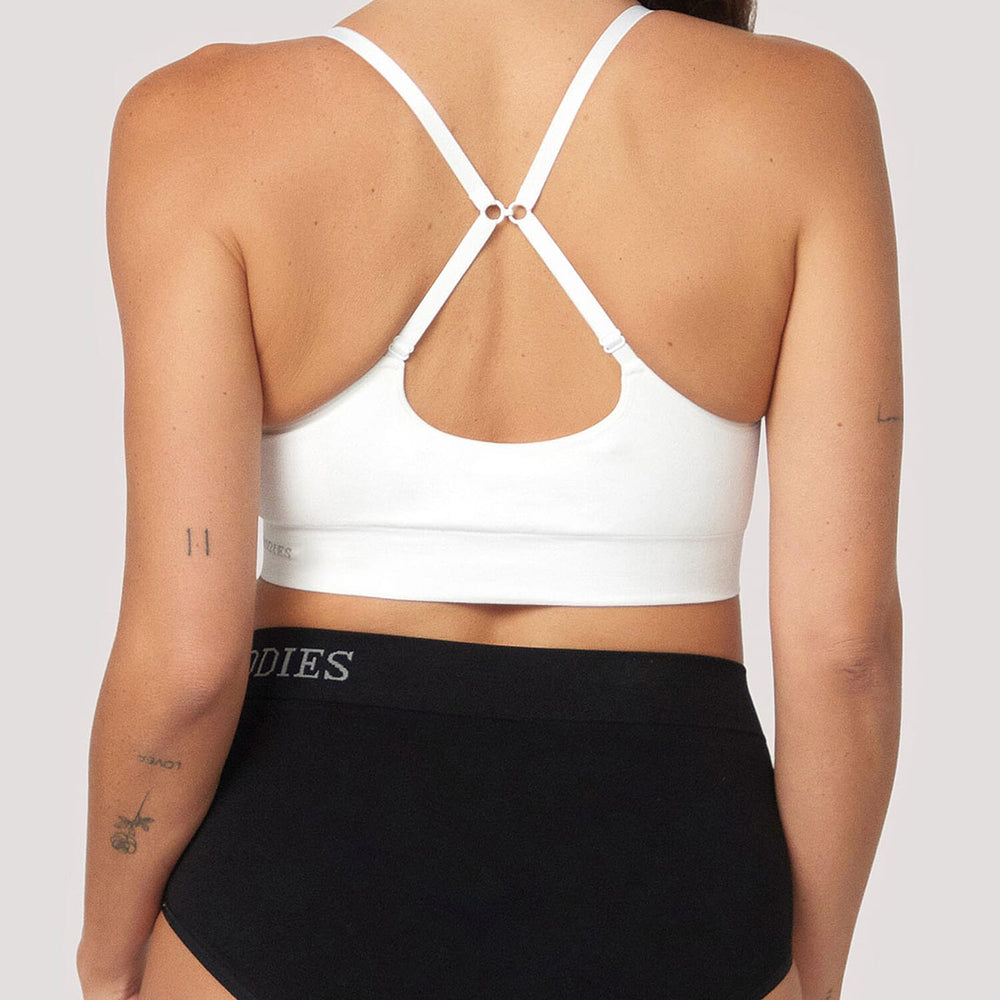 Bella Bodies Bamboo  Bra (Size - XL) - White