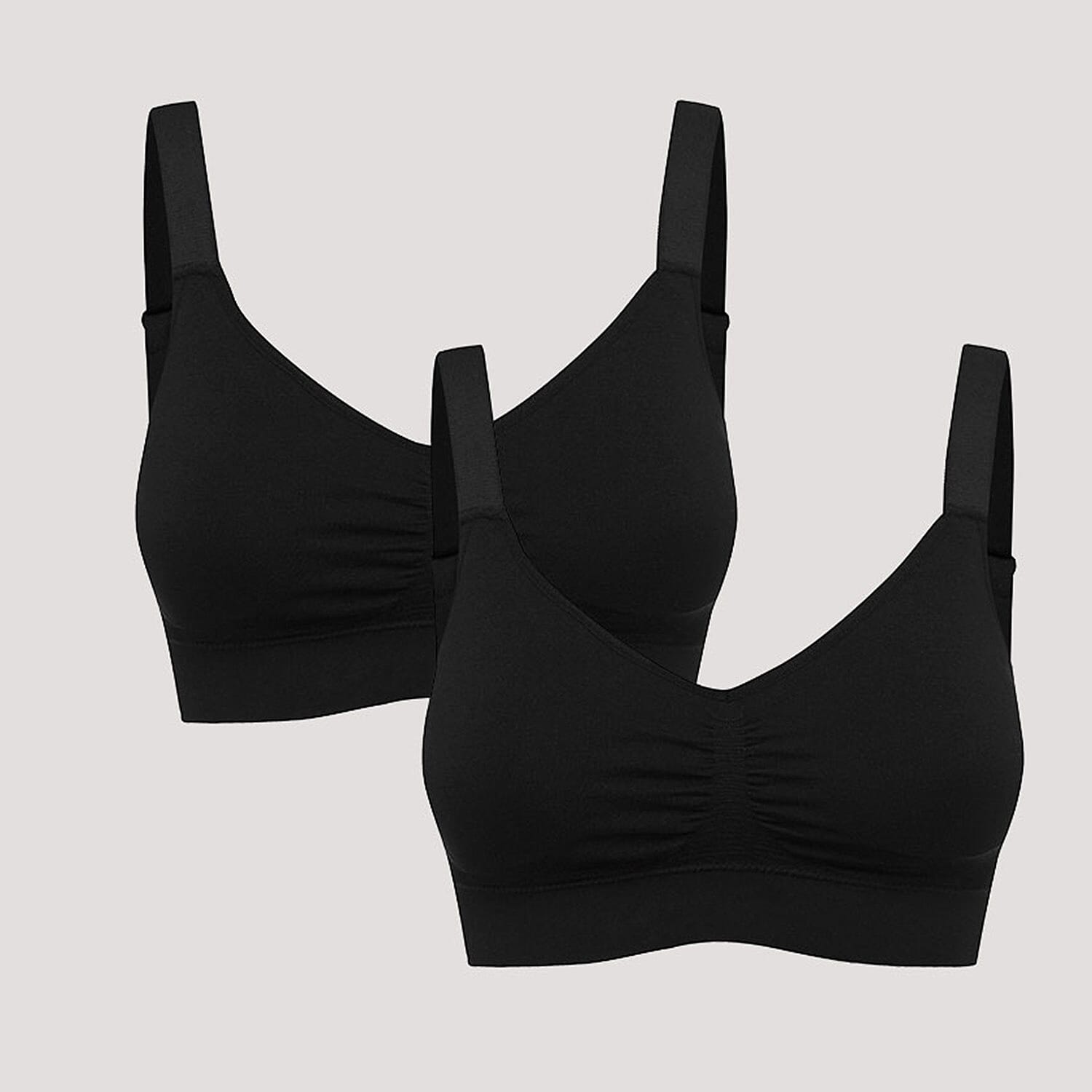 Bella Bodies Bamboo  Bra (Size - XXL) - Black