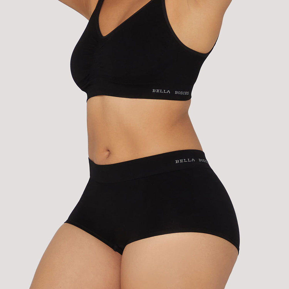 Bella Bodies Knitted Short (Size - Large) - Black