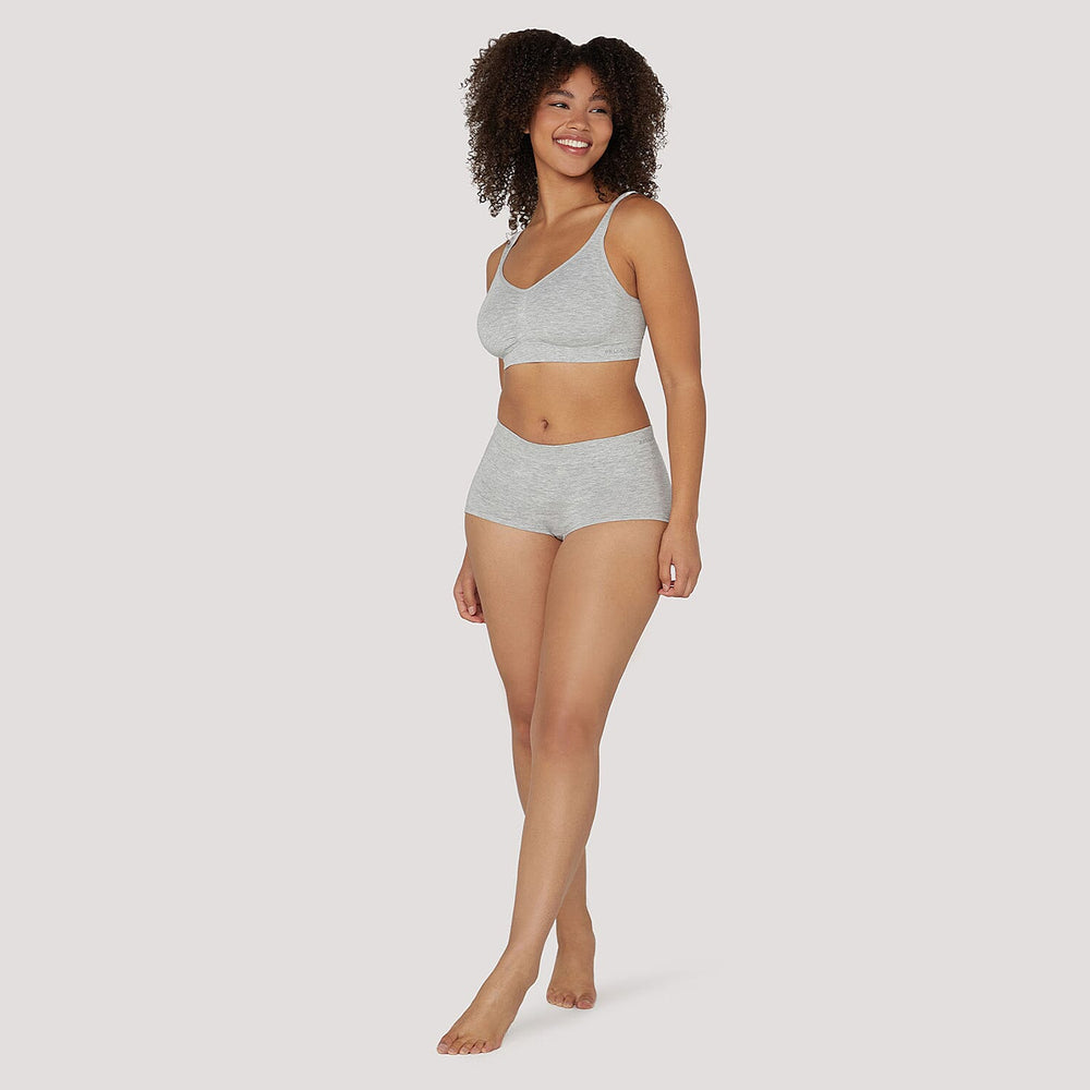 Bella Bodies Knitted Short (Size - XL) - Grey Marle