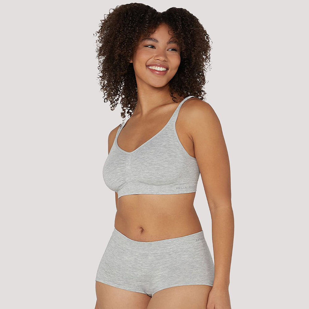 Bella Bodies Knitted Short (Size - XL) - Grey Marle