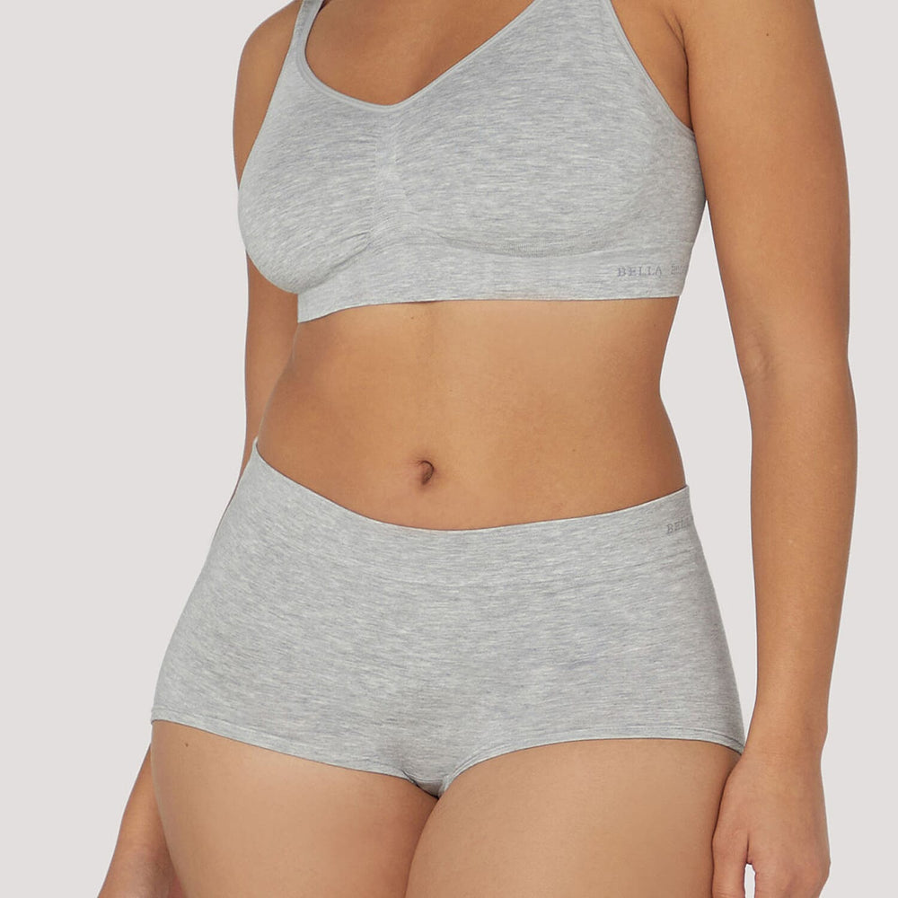 Bella Bodies Knitted Short (Size - XL) - Grey Marle
