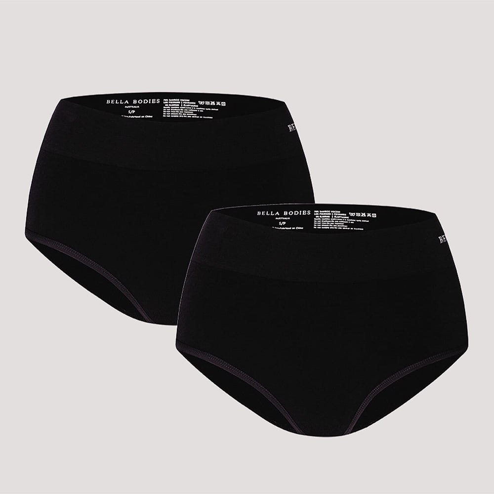 Bella Bodies Knitted Underwear (Size - Large) - Black