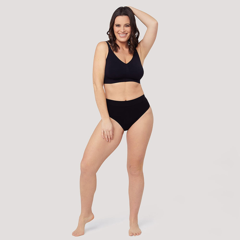 Bella Bodies Knitted Underwear (Size - Large) - Black