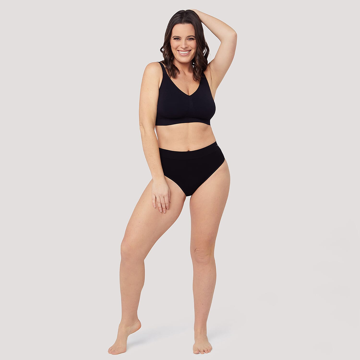 Bella Bodies Knitted Underwear (Size - Large) - Black