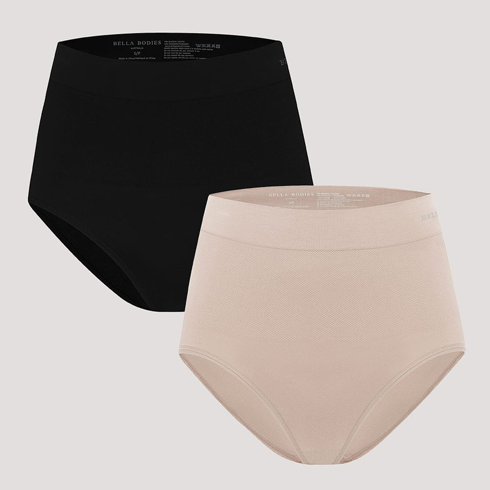 Bella Bodies Knitted Underwear (Size - XL) - Black Sand