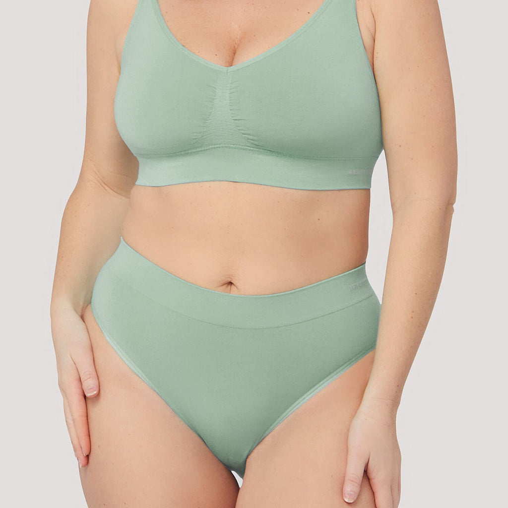 Bella Bodies Knitted Underwear (Size - XL) - Cherry Berry Frosty Green