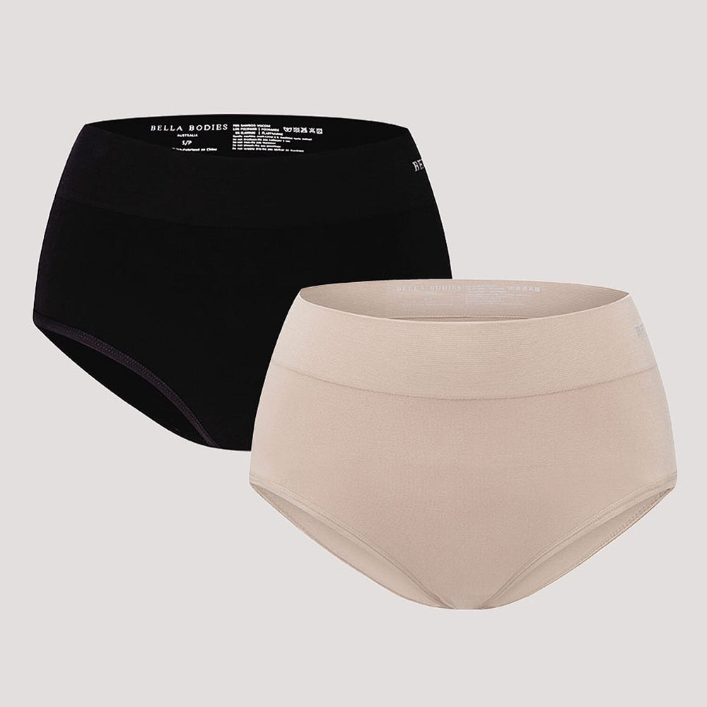 Bella Bodies Knitted Underwear (Size - XXL) - Black Sand