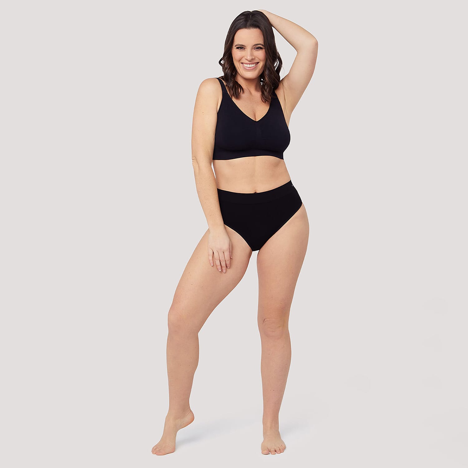 Bella Bodies Knitted Underwear (Size - XXL) - Black Sand