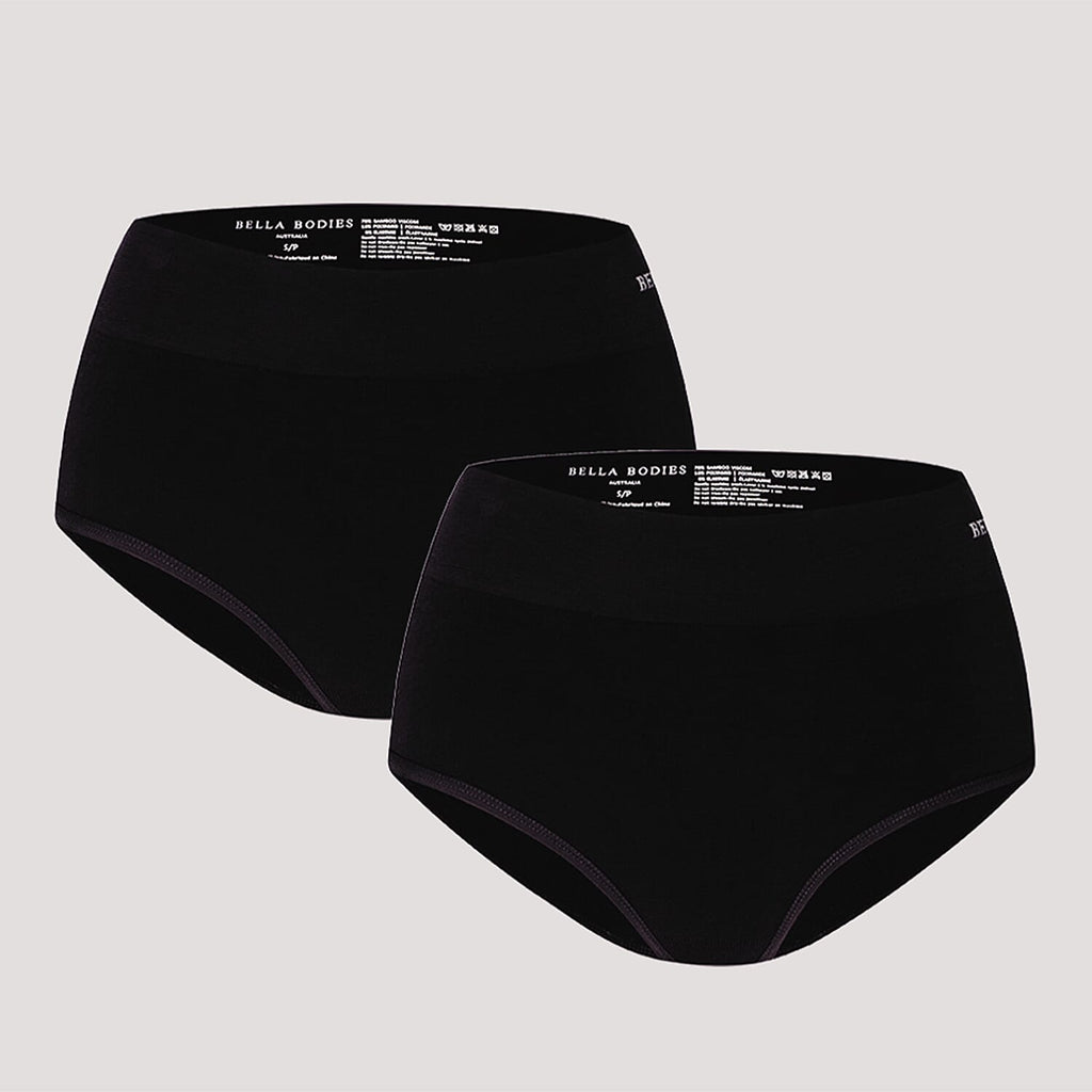 Bella Bodies Knitted Underwear (Size - XXL) - Black