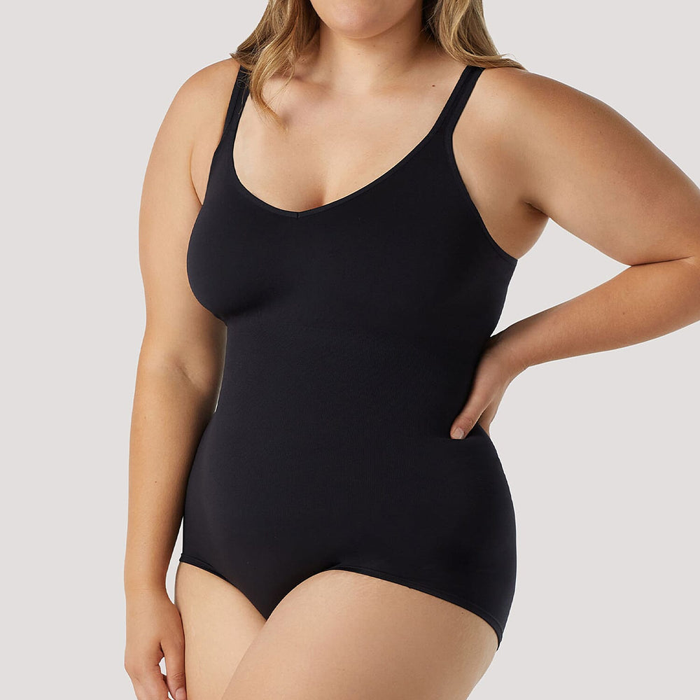 Bella Bodies Polyamide Knitted Shapewear (Size - Large) - Black