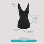 Bella Bodies Polyamide Knitted Shapewear (Size - Small) - Black