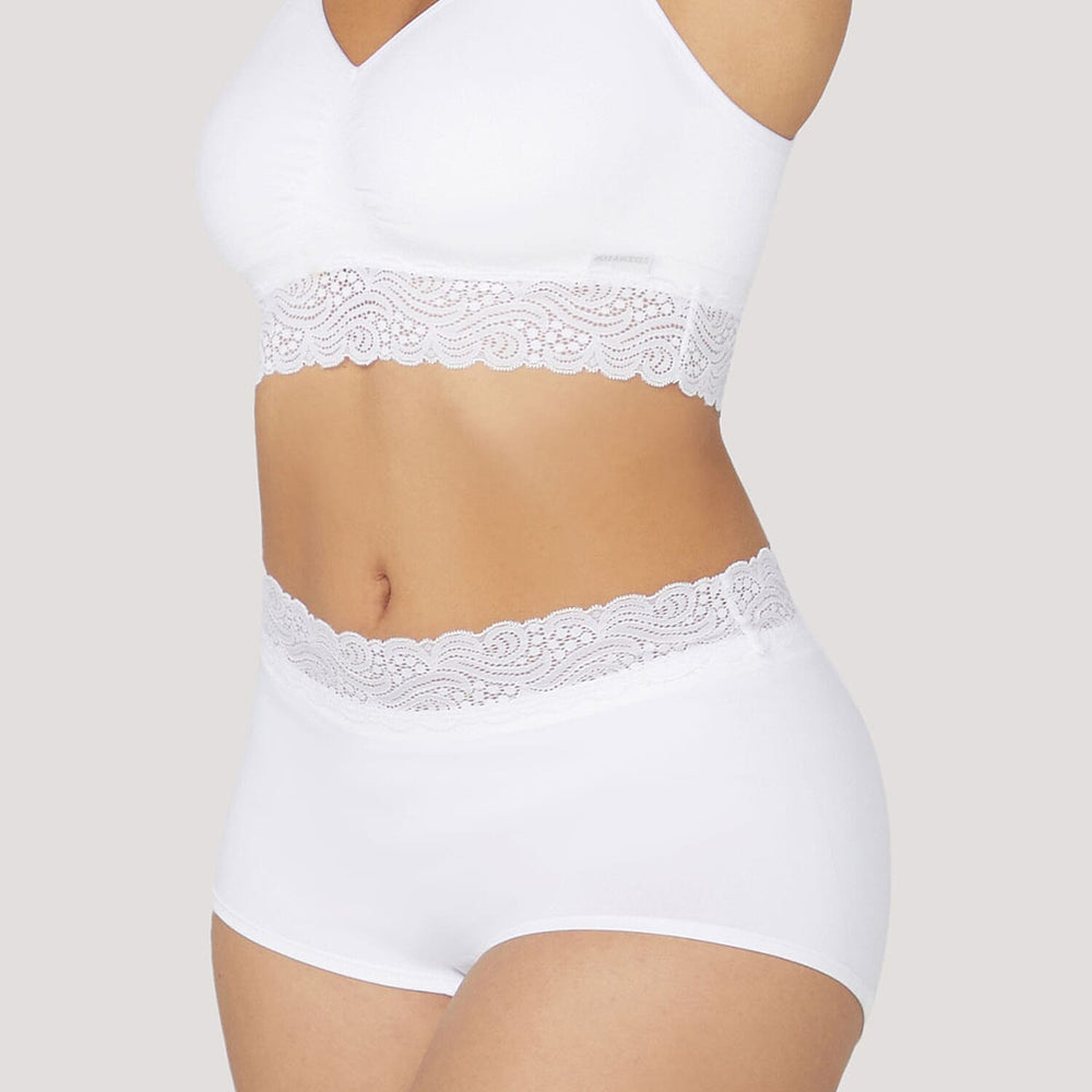 Bella Bodies Polyamide Knitted Short (Size - Large) - White