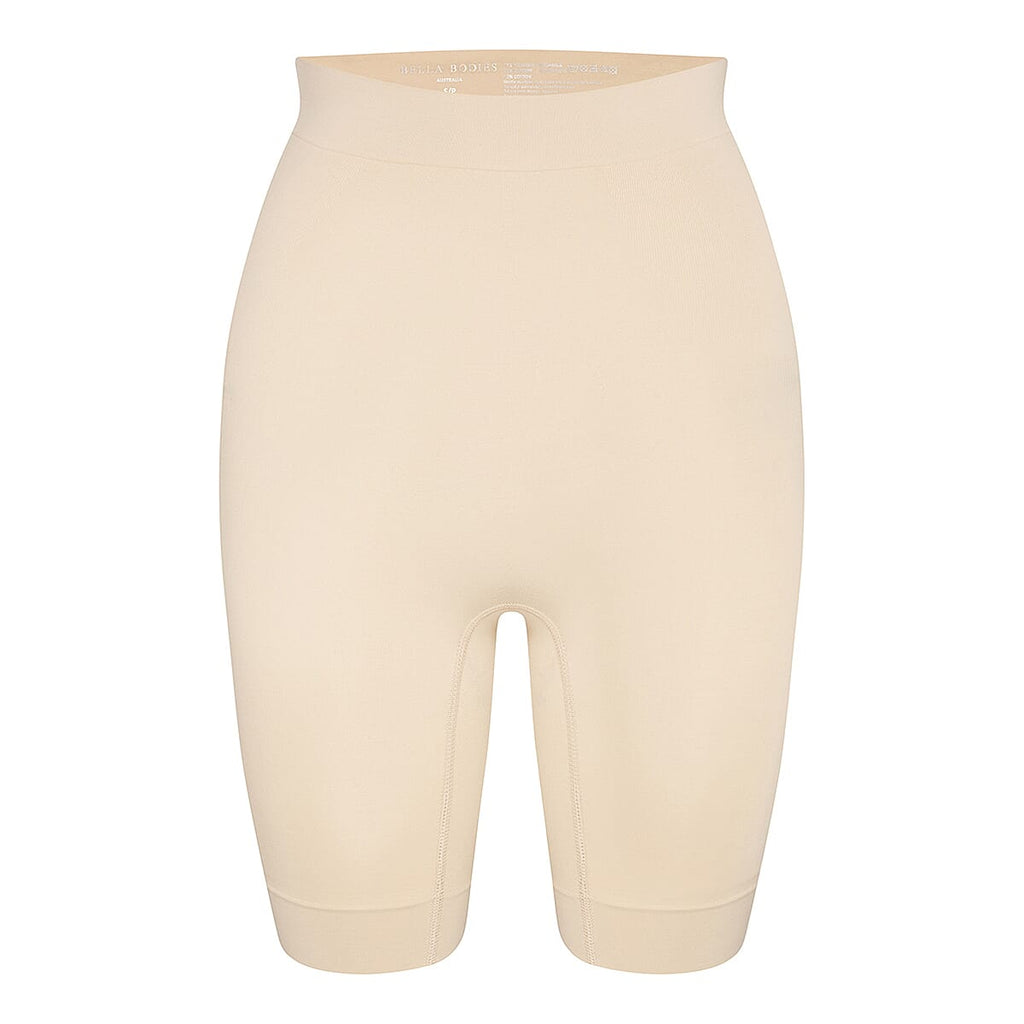 Bella Bodies Polyamide Knitted Short (Size - Small) - Latte