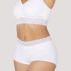 Bella Bodies Polyamide Knitted Short (Size - XL) - White