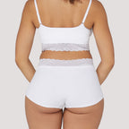 Bella Bodies Polyamide Knitted Short (Size - XL) - White