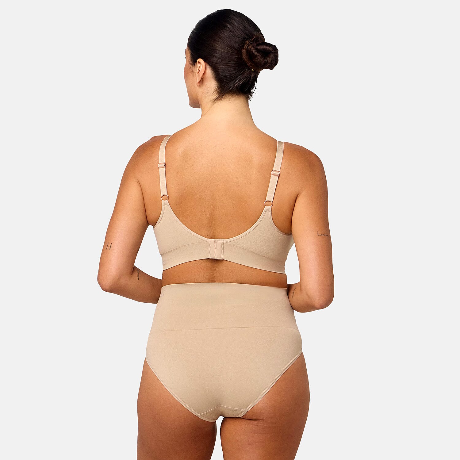 Bella Bodies Polyamide Knitted Underwear (Size - Large) - Black Sand