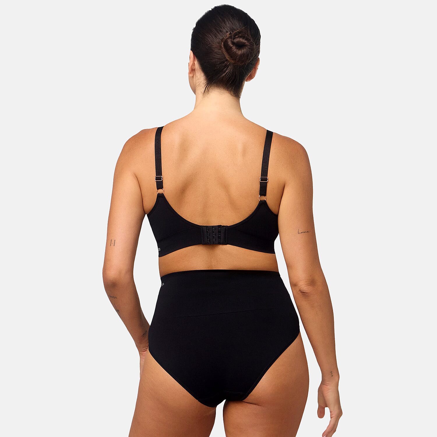 Bella Bodies Polyamide Knitted Underwear (Size - Large) - Black Sand