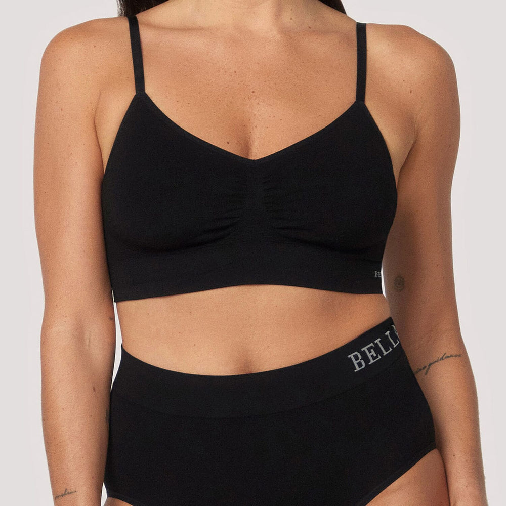 Bella Bodies Polyamide Knitted Underwear (Size - Large) - Black