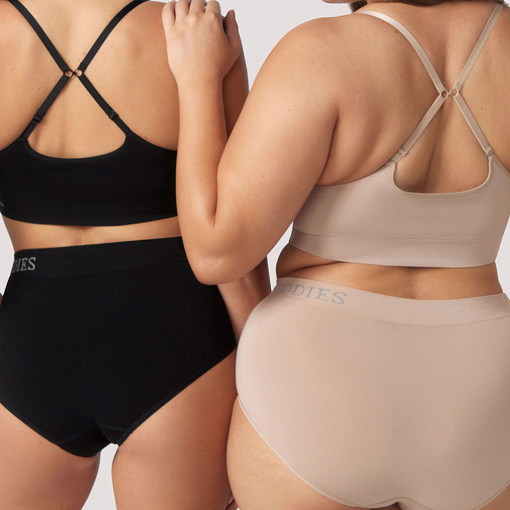 Bella Bodies Polyamide Knitted Underwear (Size - Large) - Sand