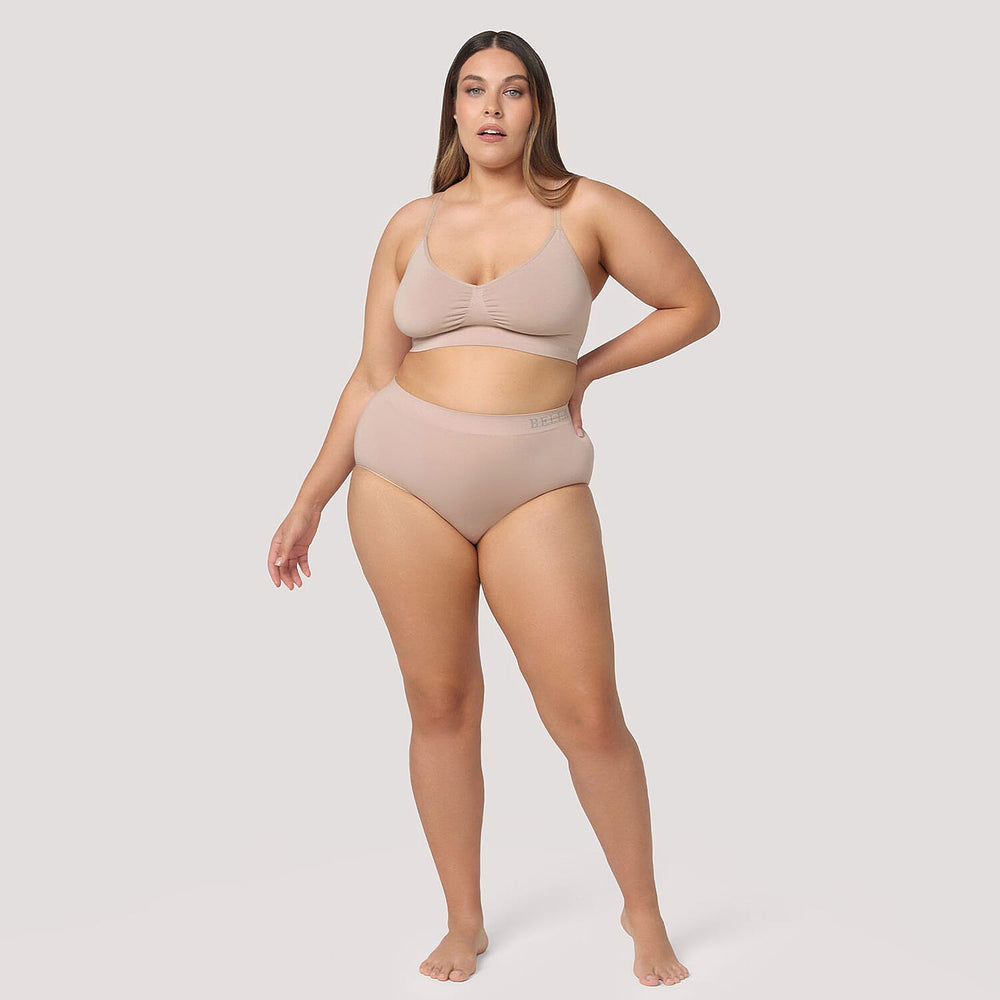Bella Bodies Polyamide Knitted Underwear (Size - Large) - White