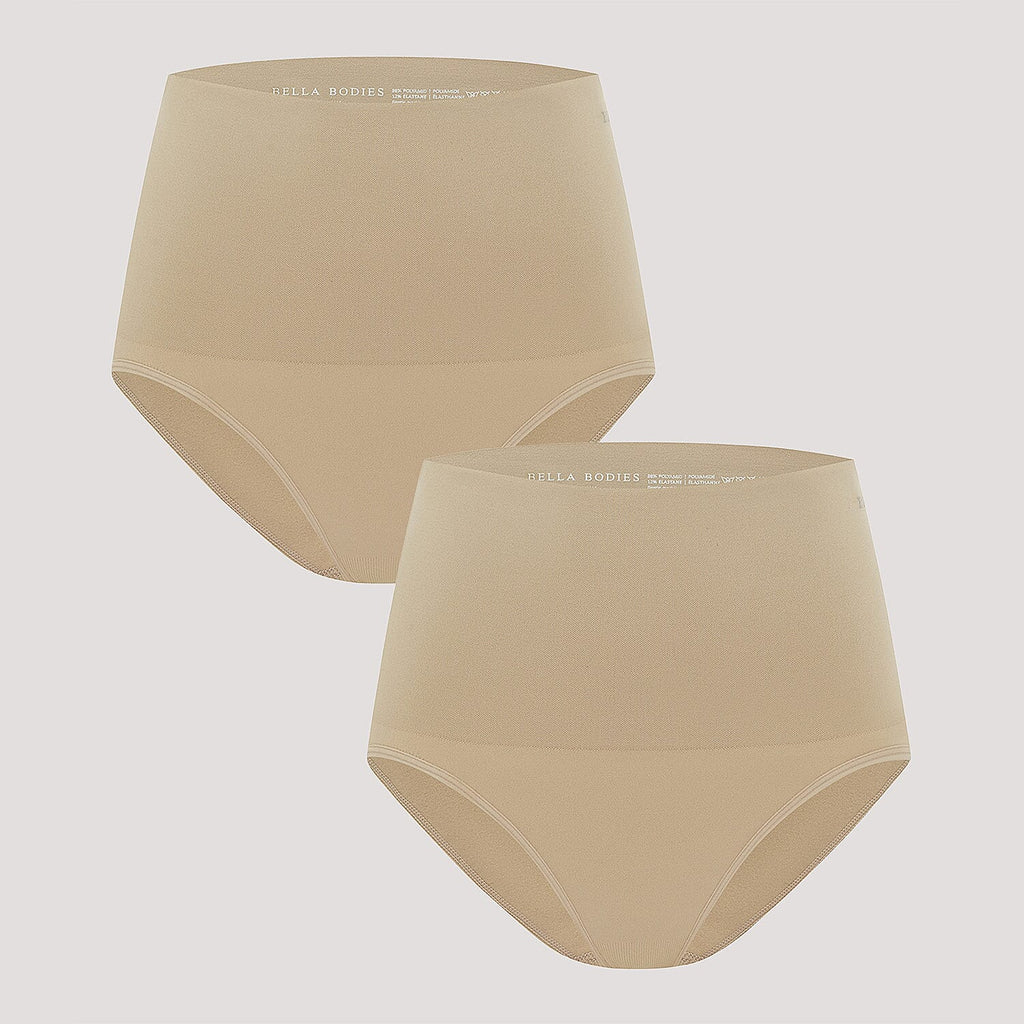 Bella Bodies Polyamide Knitted Underwear (Size - Small) - Sand