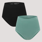 Bella Bodies Polyamide Knitted Underwear (Size - XL) - Black Sea Green