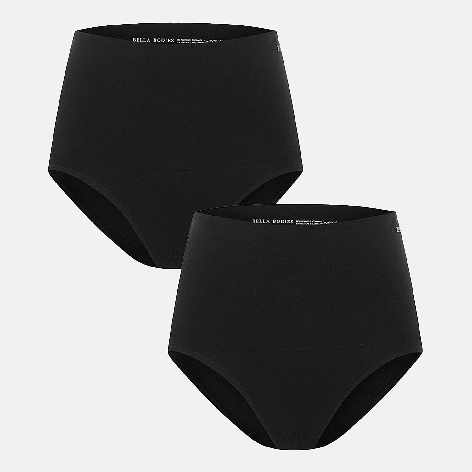 Bella Bodies Polyamide Knitted Underwear (Size - XL) - Black