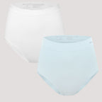 Bella Bodies Polyamide Knitted Underwear (Size - XXL) - White Ice Blue