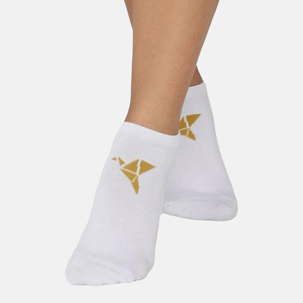 Bella Bodies Pack of 2 - Bamboo Viscose Cushioned Sneaker Socks (Size 9 To 12) - White