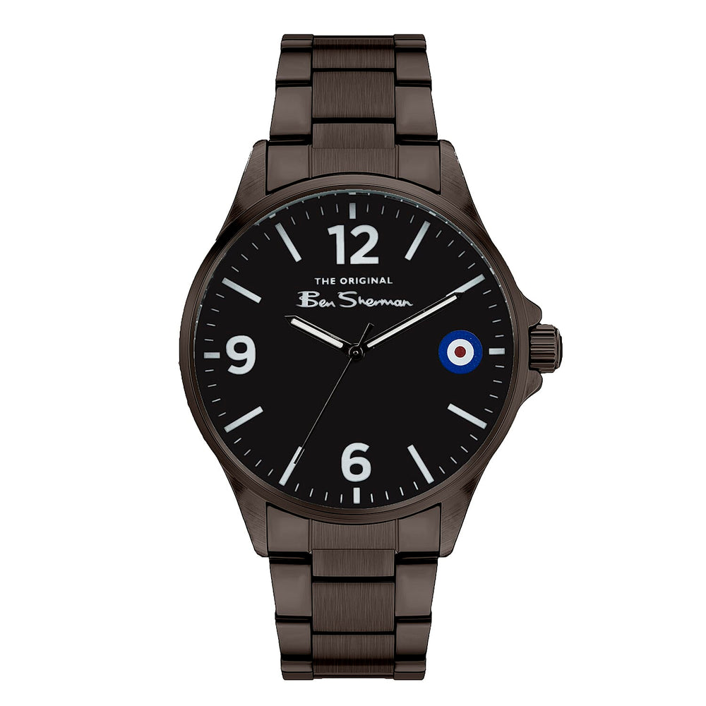 Ben Sherman Analog Watch with Black Stainless Steel Bracelet.