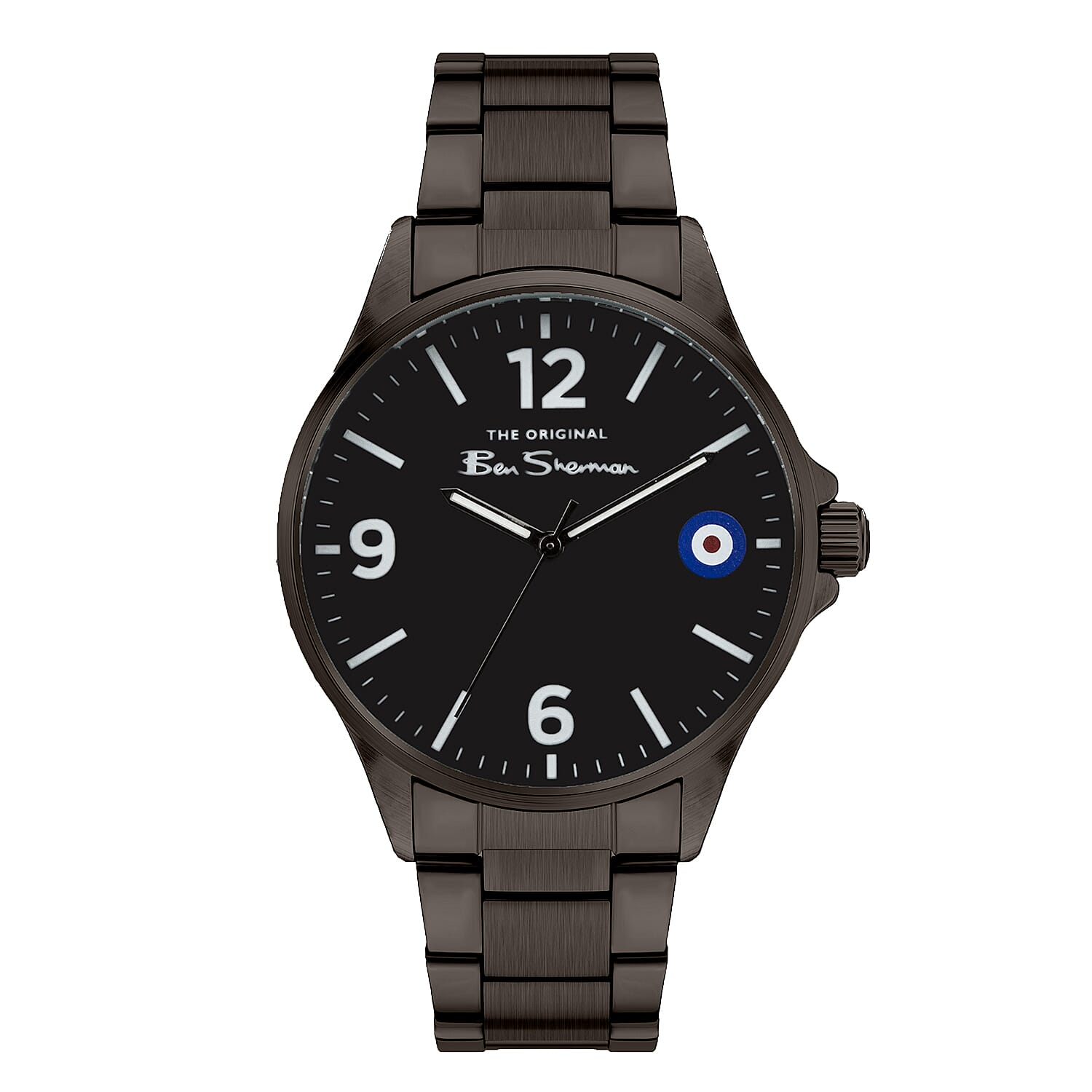 Ben Sherman Analog Watch with Black Stainless Steel Bracelet.