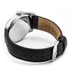 Ben Sherman Black Leather Strap Water Resistant Watch with Headphone Set