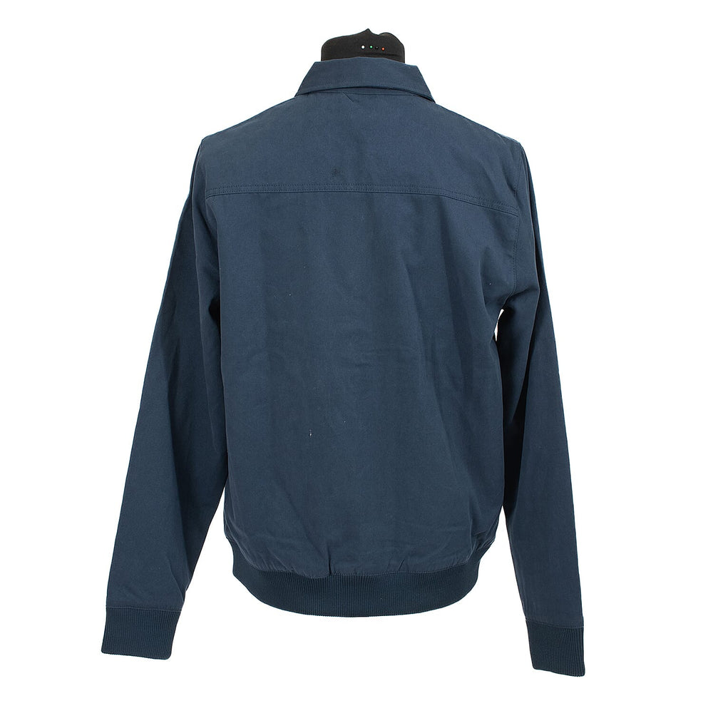 BENCH 100% Cotton Harrington Jacket with Check Lining (Size S) - Navy