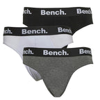 Bench 3 Pack Mens Cotton Blend Breathable Briefs (Size L) - Multicolour