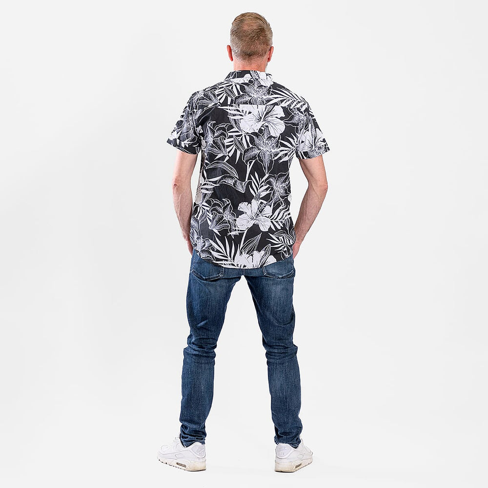 Bench Dexus Short Sleeve Shirt  - Black L