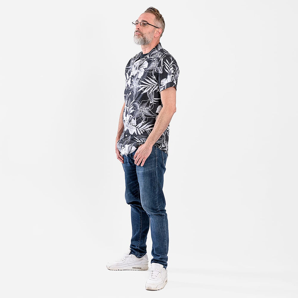 Bench Dexus Short Sleeve Shirt  - Black L