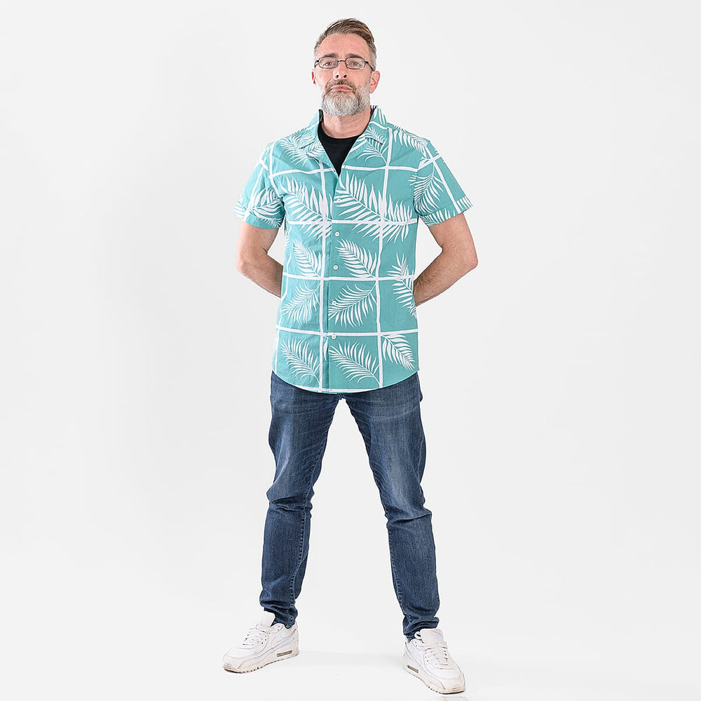 Bench Dexus Short Sleeve Shirt- Sea Green XL