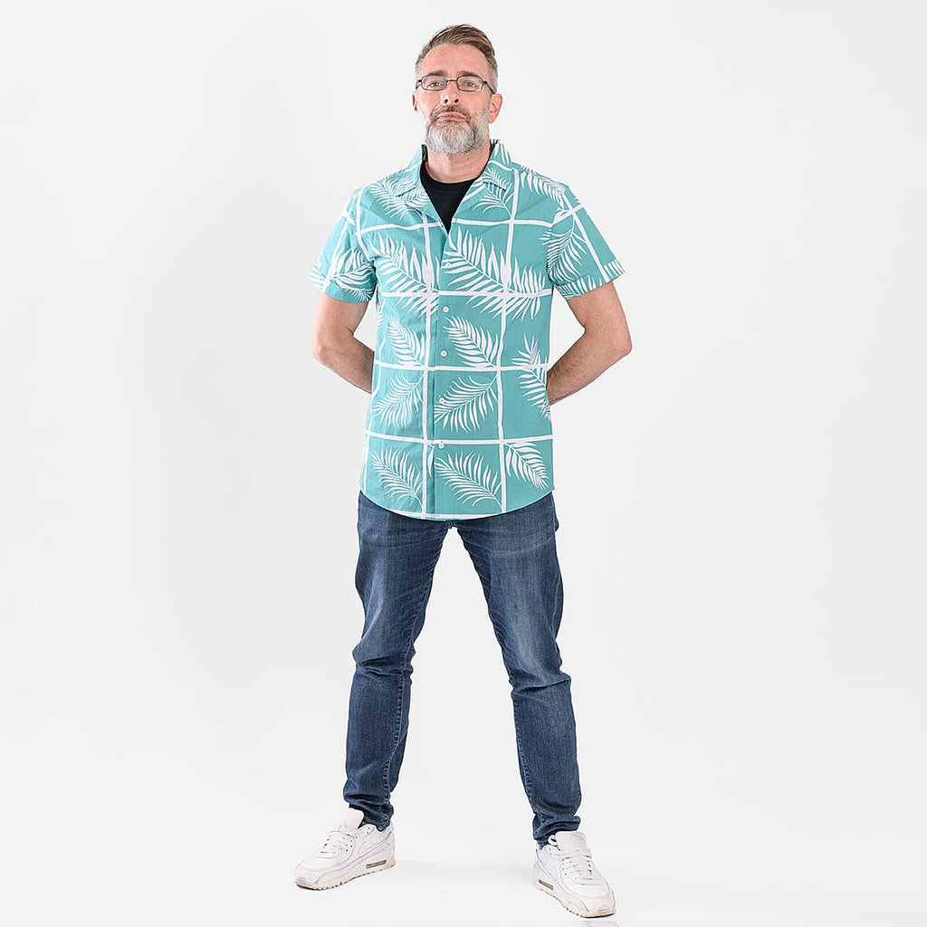 Bench Dexus Short Sleeve Shirt- Sea Green XL