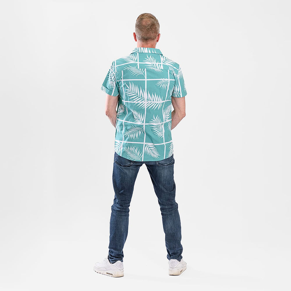 Bench Dexus Short Sleeve Shirt- Sea Green XL