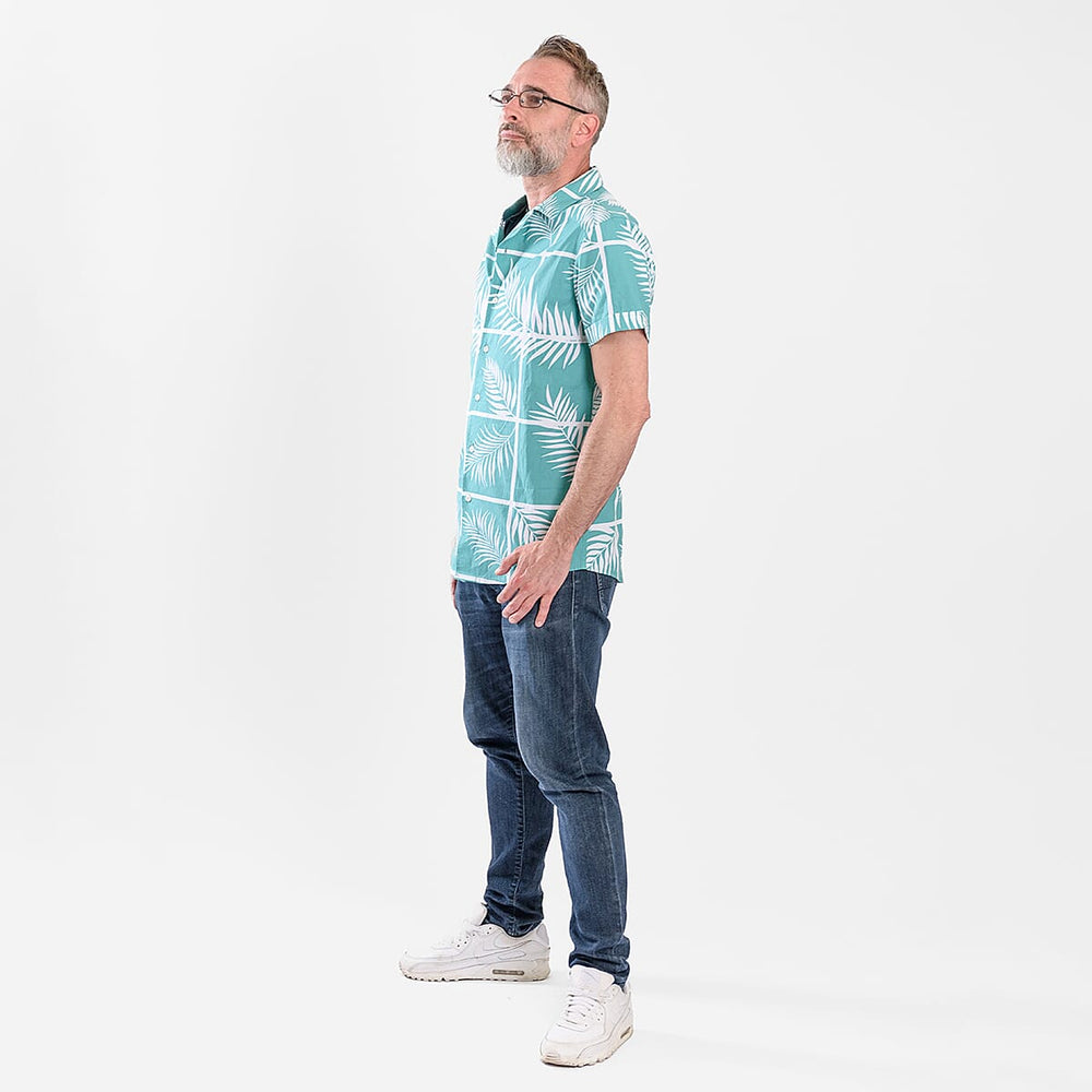 Bench Dexus Short Sleeve Shirt- Sea Green XL