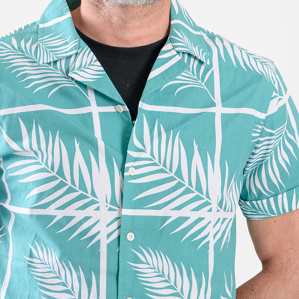 Bench Dexus Short Sleeve Shirt- Sea Green XL