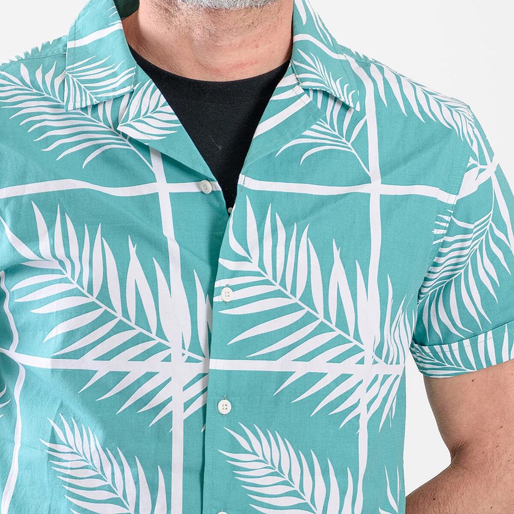 Bench Dexus Short Sleeve Shirt- Sea Green XL