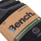 Bench Mens 7 Pack Socks Color - Blue With Grey.