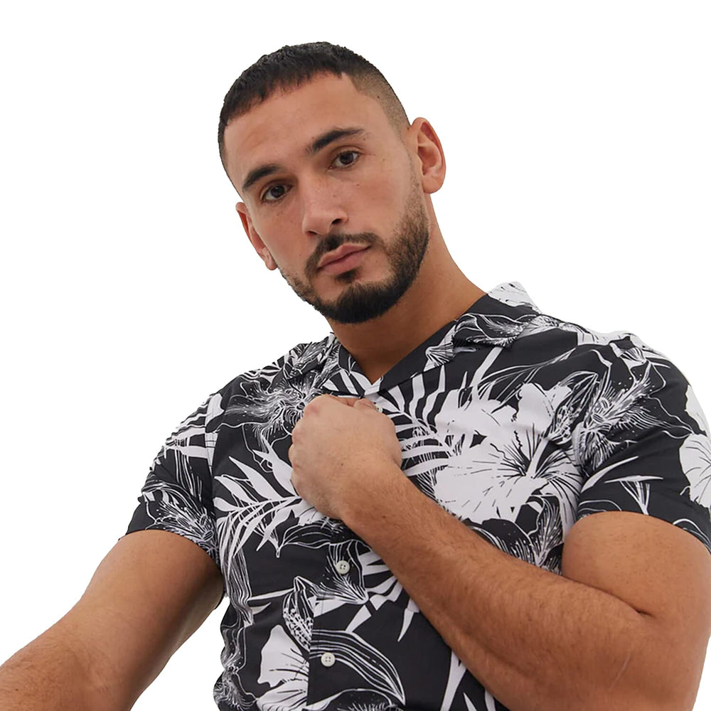 Bench Dexus Short Sleeve Shirt  - Black L