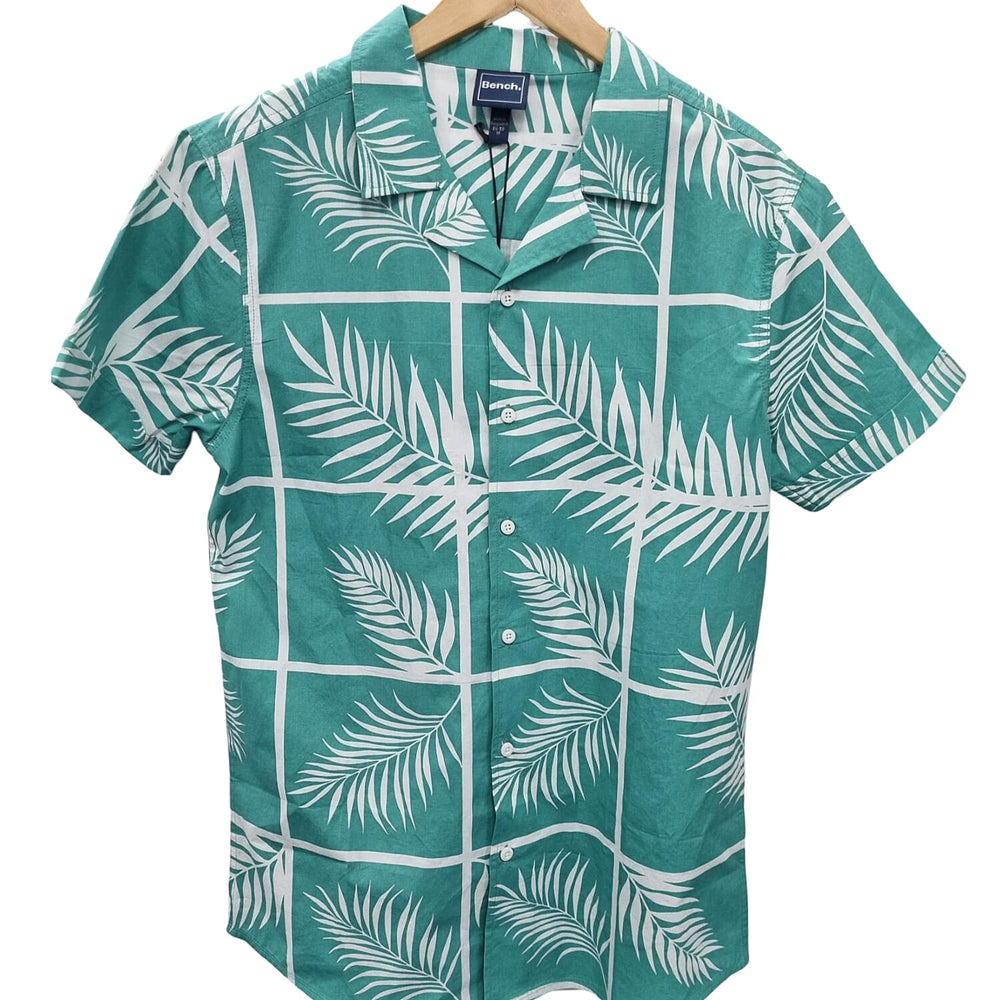 Bench Dexus Short Sleeve Shirt- Sea Green XL