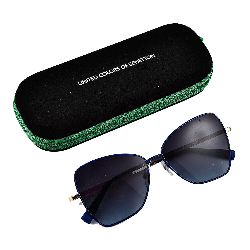 United Colors of Benetton - Benetton Womens Square Sunglasses - Blue