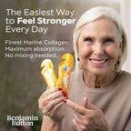 Benjamin Button Marine Collagen Liquid Sachets - Mango Flavour (14 Sachets x 12,000mg)